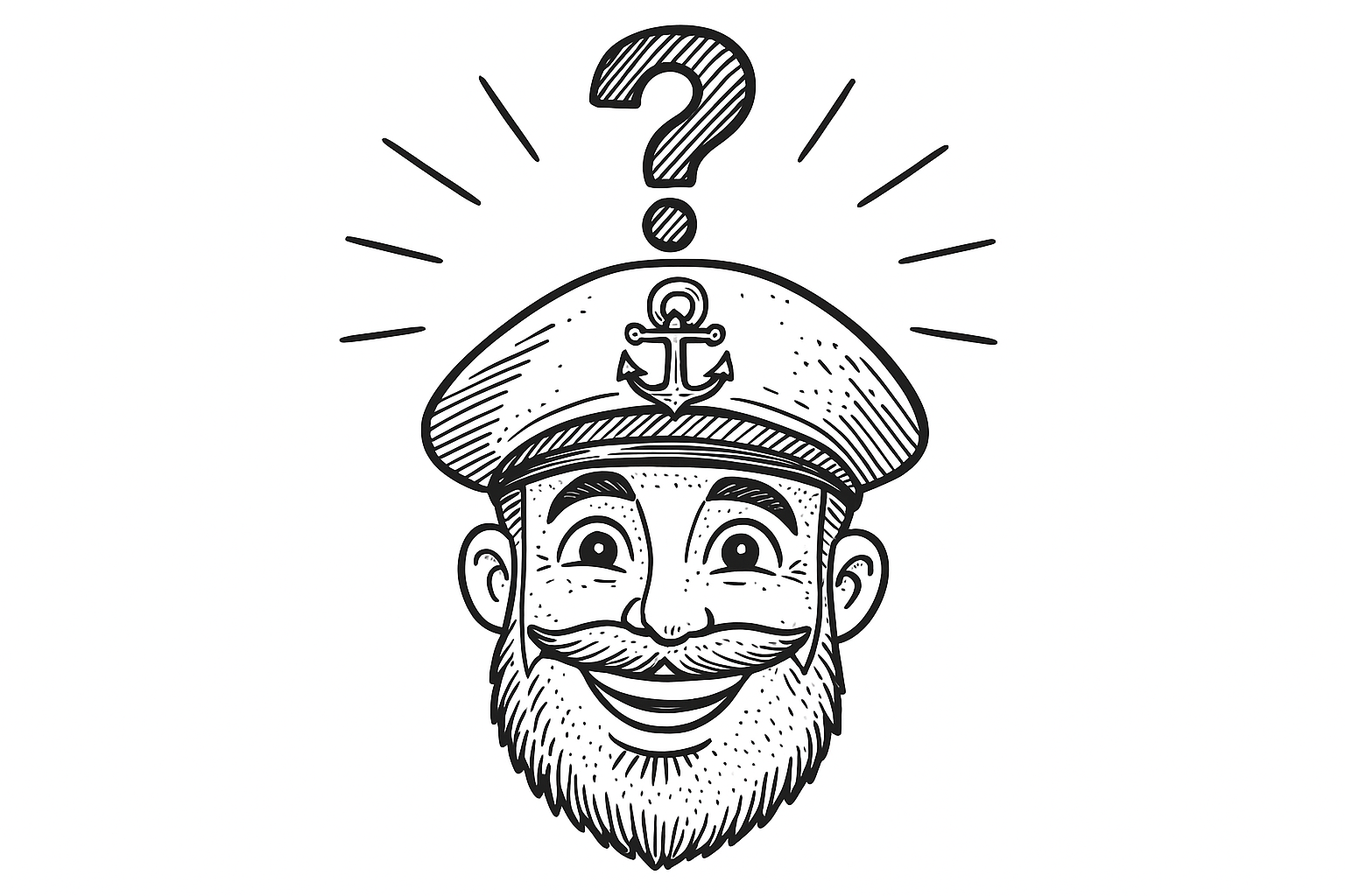 Kapitän mit Fragezeichen
