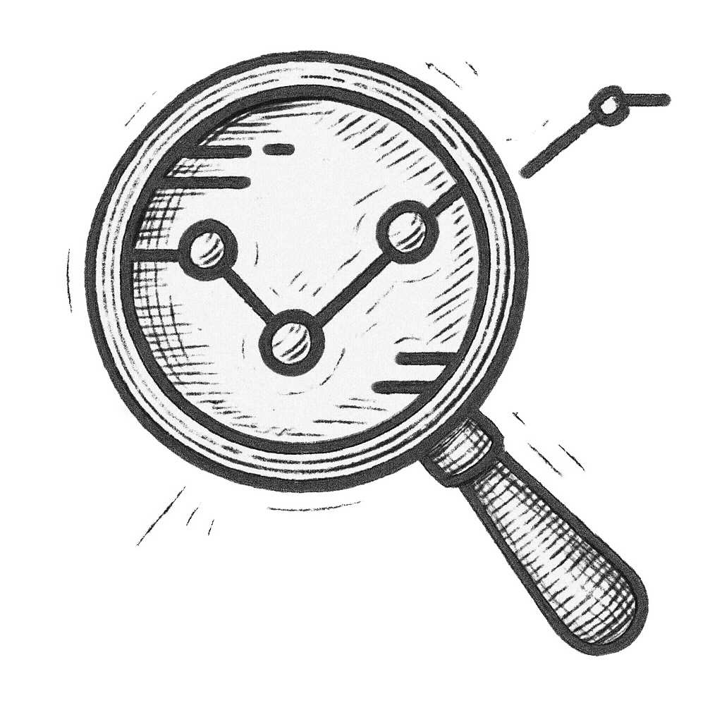 Lupe icon skizze